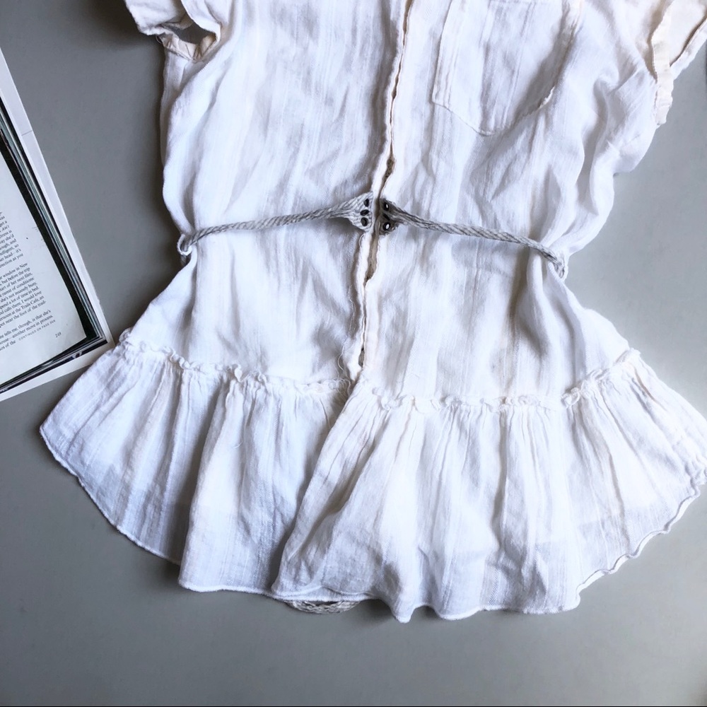 Free People Crochet Button Up Shirt - Picture 4 of 4